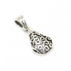 Pendant Handcrafted 925 Sterling Silver oxidize polish B 556
